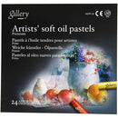 Gallery Oliepastel Premium, L: 7 cm, tykkelse 10 mm, ass. farver, 24 stk./ 1 pk.