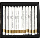 Gallery Akvarel, L: 9,3 cm, tykkelse 8 mm, hvid (301), 12 stk./ 1 pk.