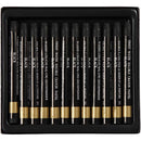 Gallery Akvarel, L: 9,3 cm, tykkelse 8 mm, sort (331), 12 stk./ 1 pk.