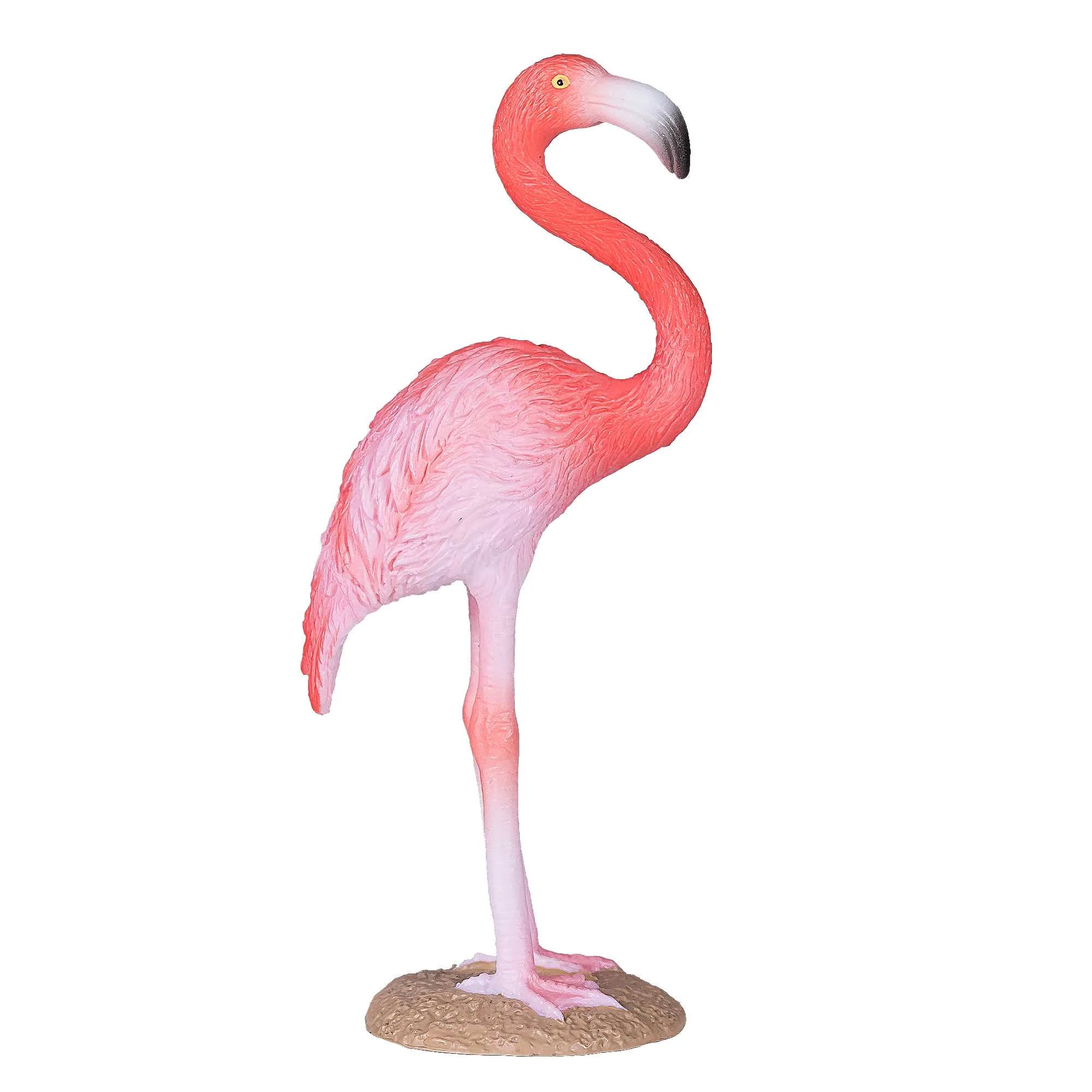 Amerikansk flamingo mini figur 6.7 cm kunststof til børn 3+ – Mojo