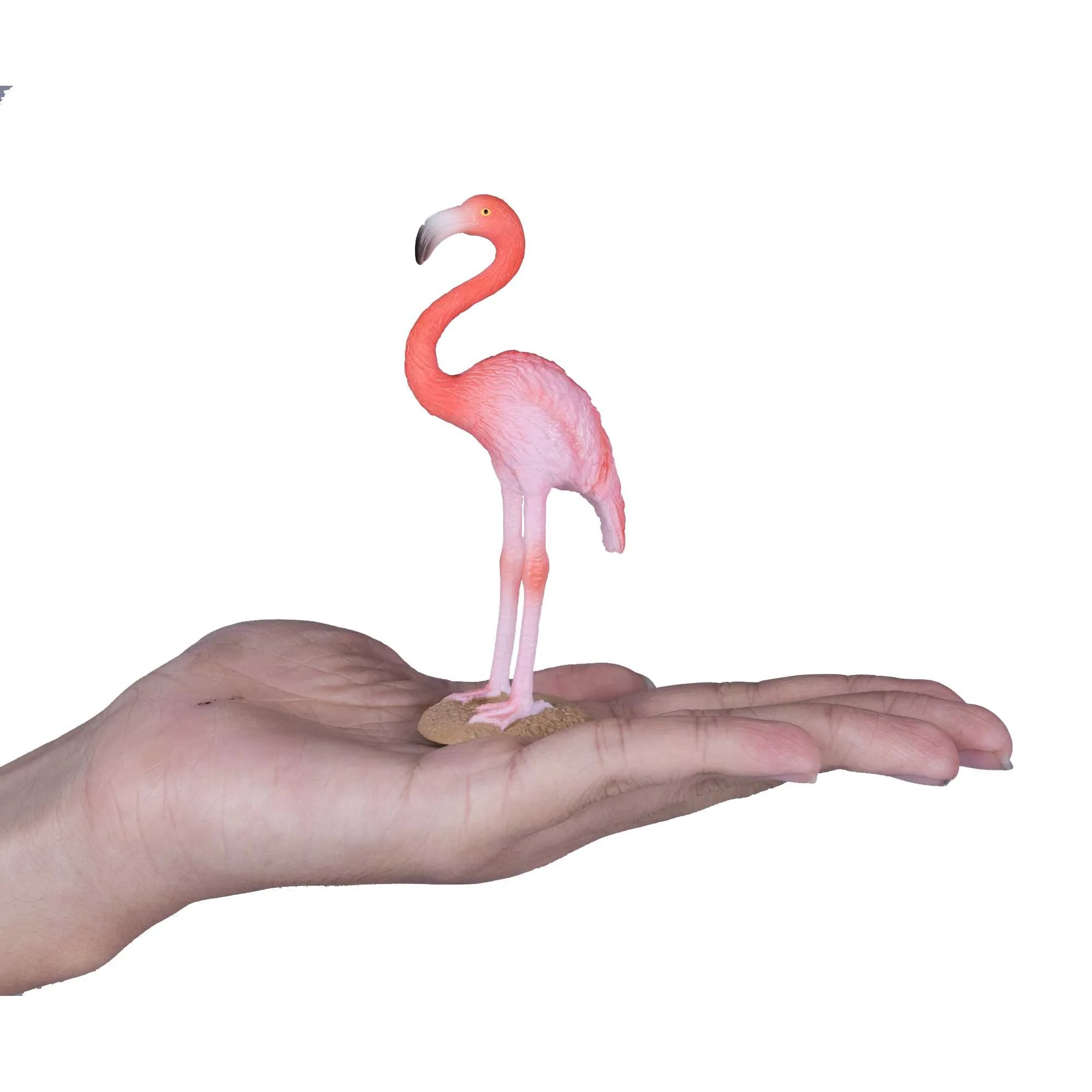 Amerikansk flamingo mini figur 6.7 cm kunststof til børn 3+ – Mojo