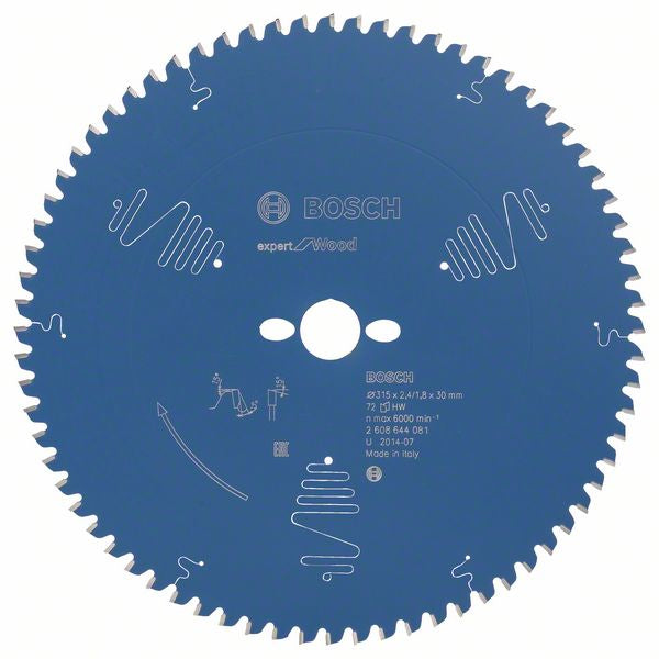 Bosch Expert for Wood Rundsavsklinge Håndholdt sav Rundsav Geringssav Dyksav Bordsav