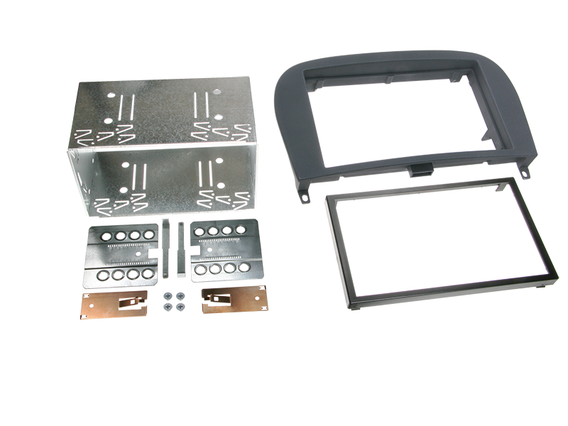 2-DIN monteringskit til Mercedes SL R230 (2001->) sort - ACV