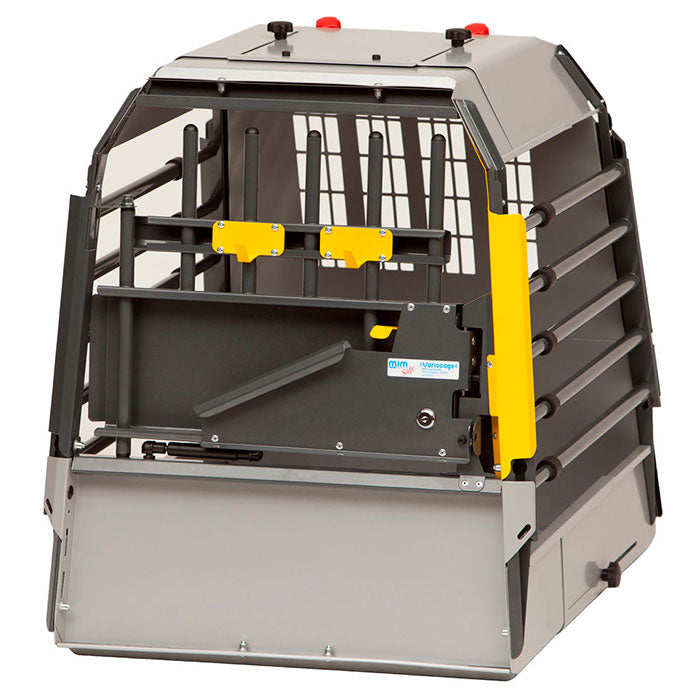 Crash-testet hundebur VarioCage Compact L - sikker transport til hunde op til 58 cm - MIMsafe