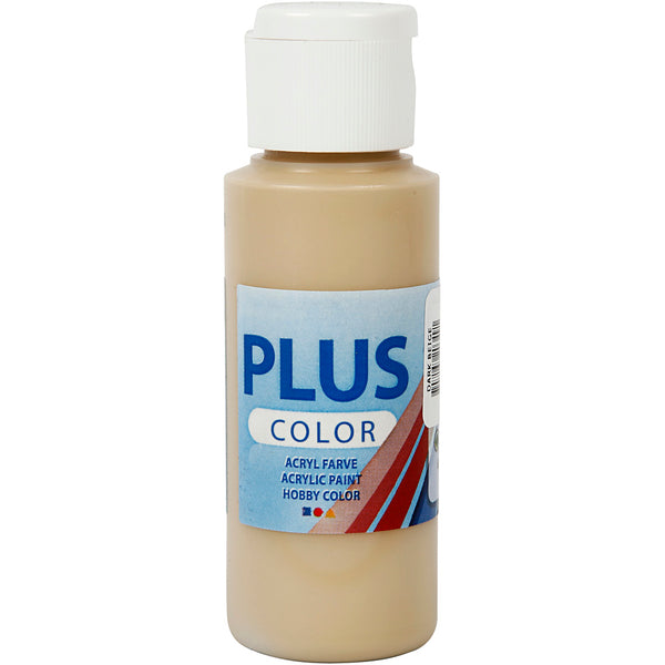 Plus Color Hobbymaling, dark beige, 60 ml/ 1 fl.