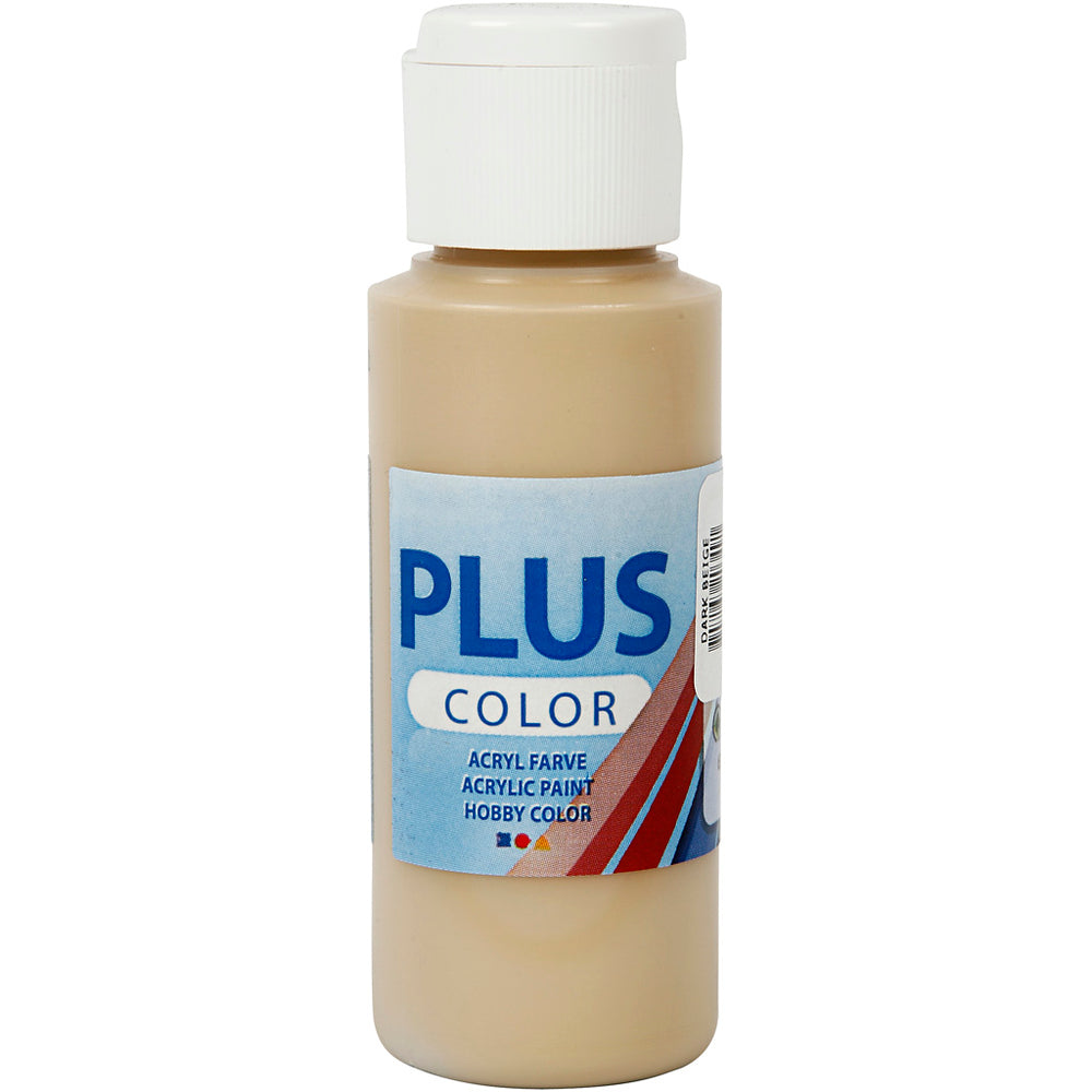 Plus Color Hobbymaling, dark beige, 60 ml/ 1 fl.