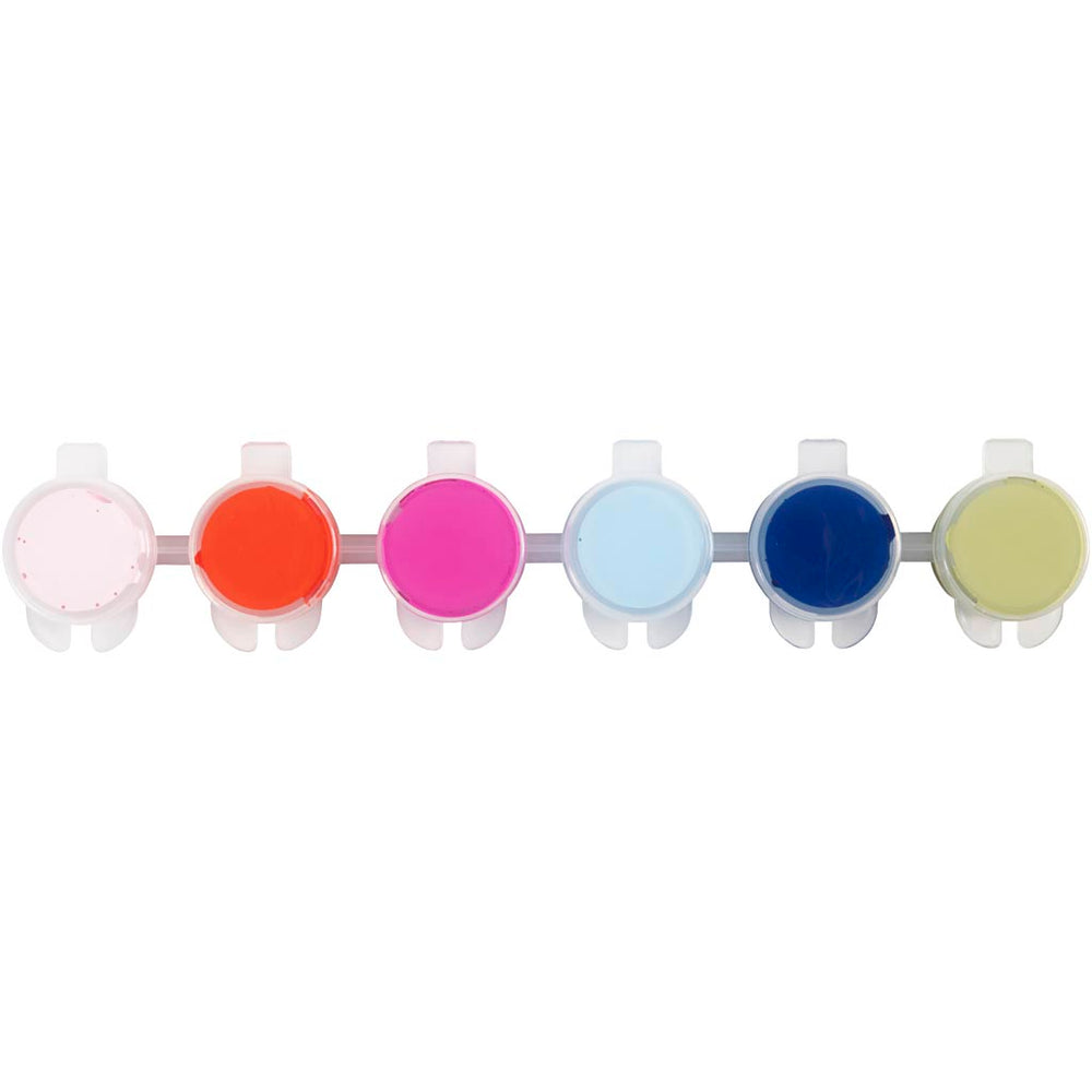Plus Color Hobbymaling, stærke farver, 6x5 ml/ 1 pk.