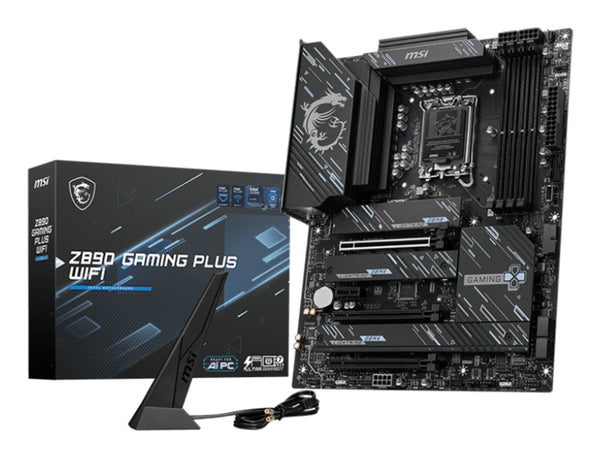 MSI Z890 GAMING PLUS WIFI ATX LGA1851 sokkel Intel Z890