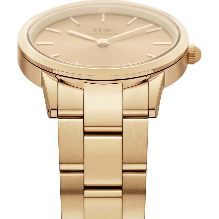 Daniel Wellington dameur guld Iconic Link Unitone Dw00100403
