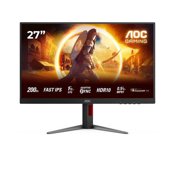 AOC 27G4HA computerskærm 68,6 cm (27) 1920 x 1080 pixel Fuld HD LED Sort, Rød
