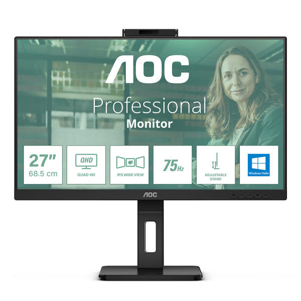 AOC Pro-line Q27P3CW 27 IPS 2560 x 1440 (2K) HDMI DisplayPort USB-C 75Hz