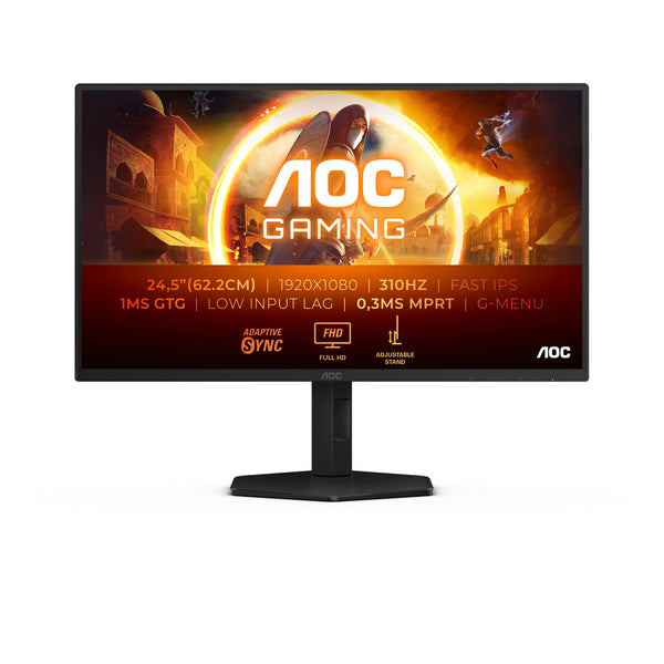 AOC G4 25G4SXU computerskærm 62,2 cm (24.5) 1920 x 1080 pixel Fuld HD LED Sort, Grå
