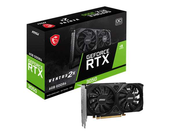 MSI GeForce RTX 3050 VENTUS 2X E 6G OC 6GB
