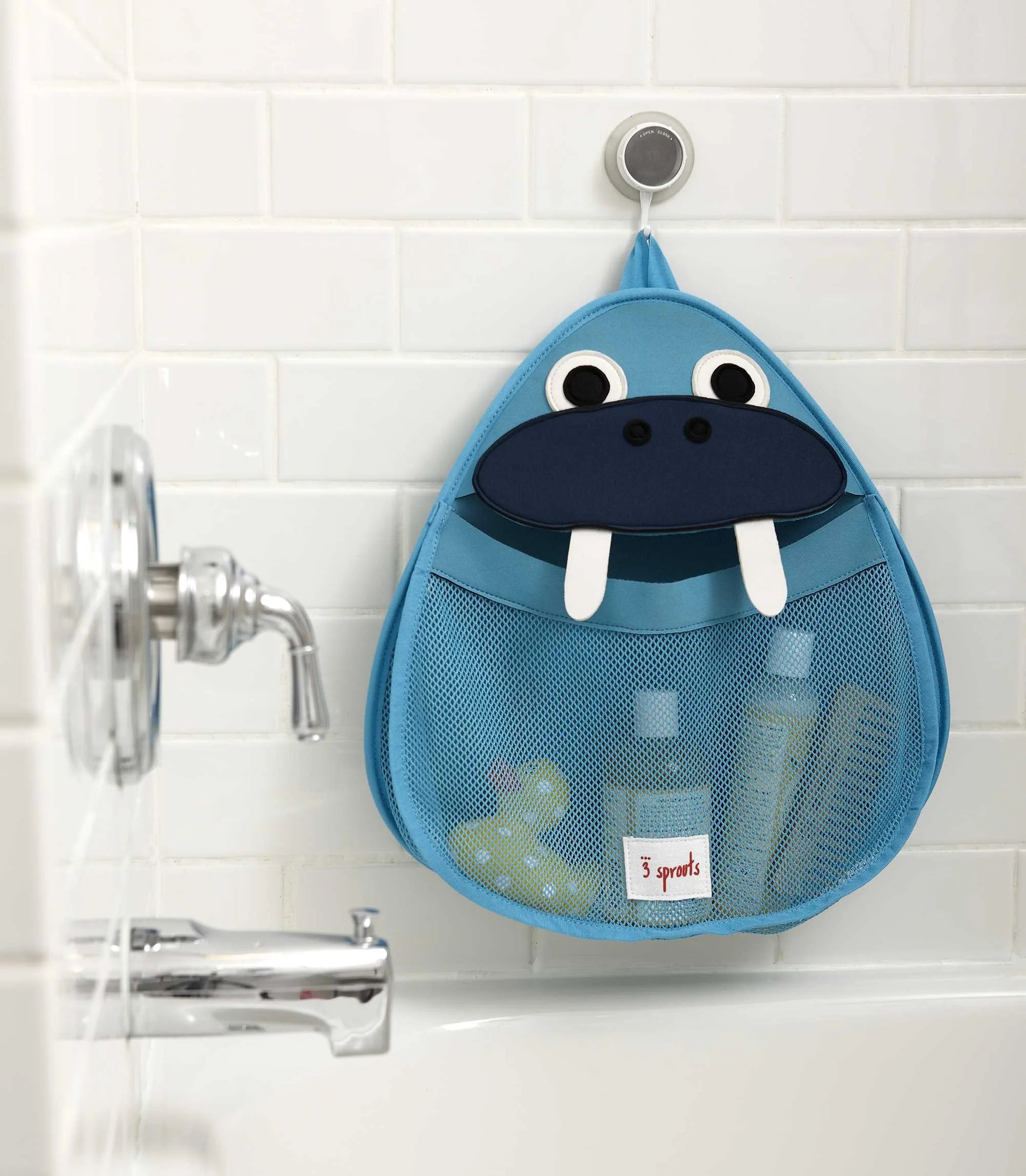 Opbevaringspose Til Badeværelset – Isbjørn – 3 Sprouts