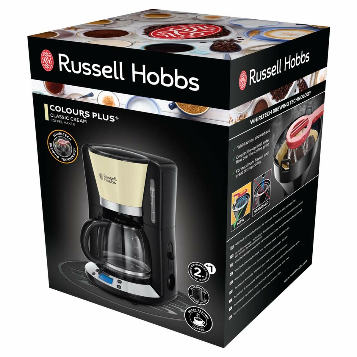 Drip Coffee Machine Russell Hobbs 24033-56 1100 W 15 Skodelice Flødefarvet