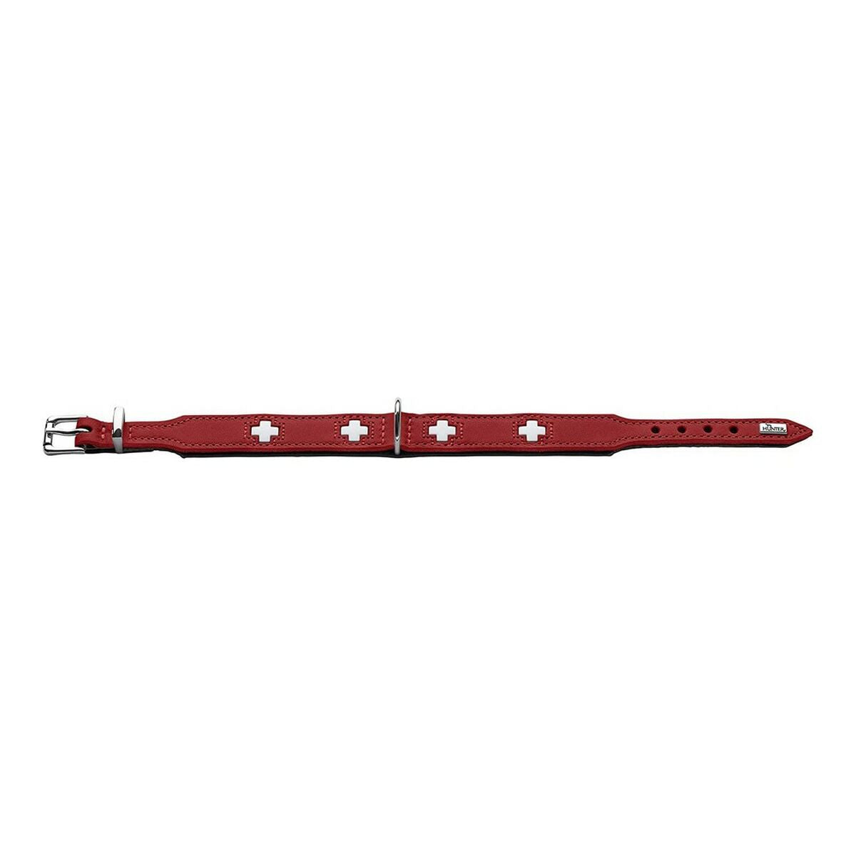 Hundehalsbånd Hunter Swiss Rød/Sort (47-54 cm)
