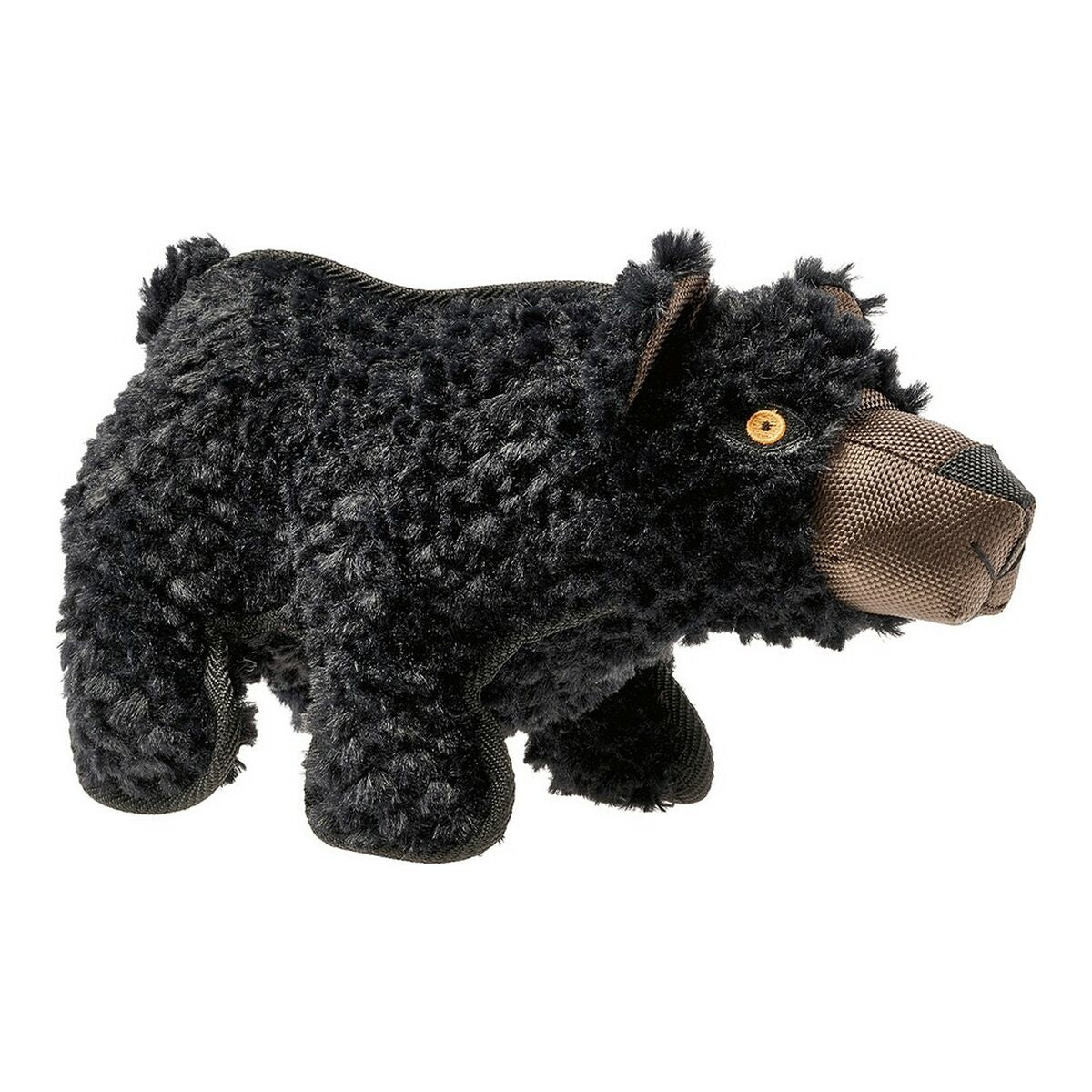 Plush legetøj til hunde Hunter Tough Kamerun Sort black Polyester Bjørn 29 cm