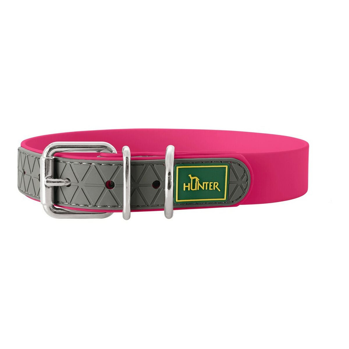 Hundehalsbånd Hunter Convenience Pink S/M