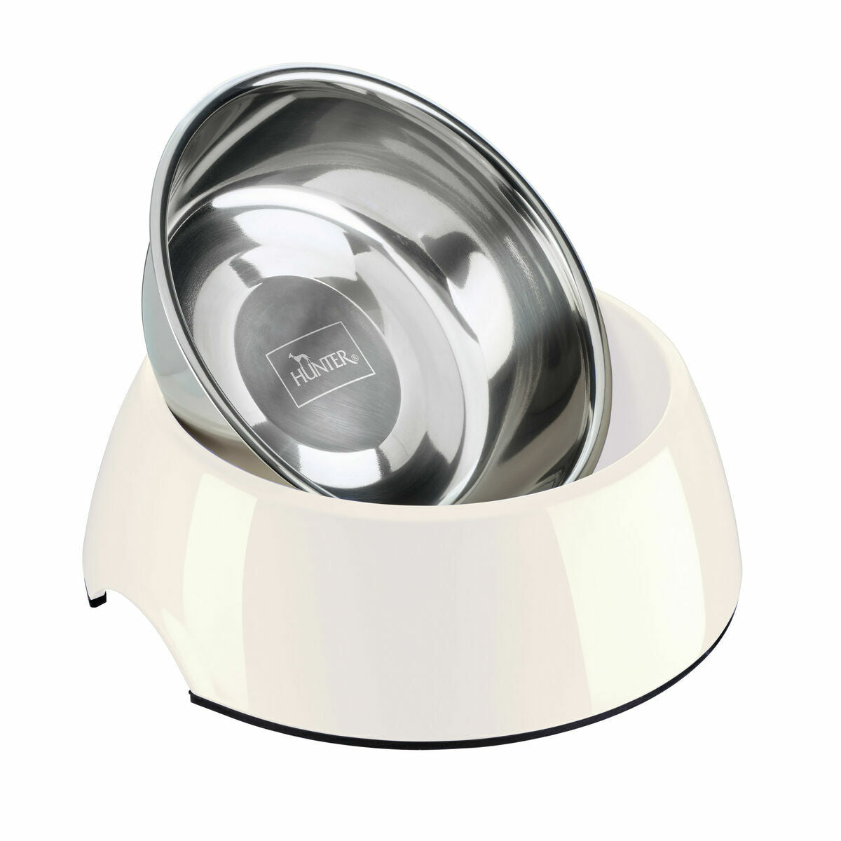 Hund Feeder Hunter Sort 1,4 L Melamin