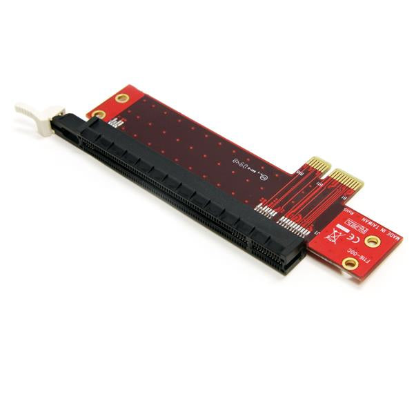 StarTech.com PCI Express X1 to X16 Low Profile Slot Extension Adapter - PCIe x1 to x16 Adapter (PEX1TO162) PCIe x1 til PCIe x16 slot adapter