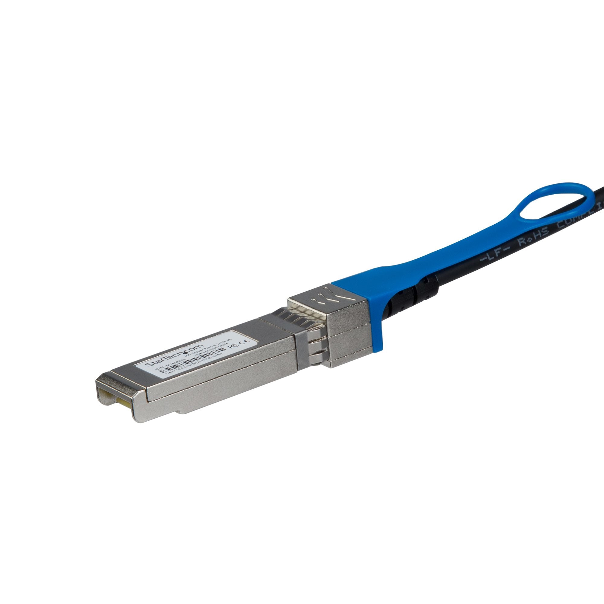 StarTech.com 3m 10G SFP to SFP Direct Attach Cable for HPE JD097C - 10GbE SFP Copper DAC 10 Gbps Low Power Passive Twinax Dobbelt-axial 3m 10GBase-kabel til direkte påsætning Sort