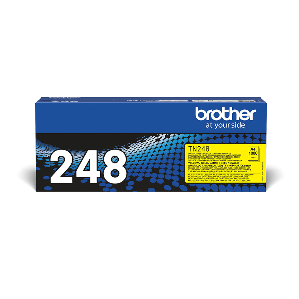 Brother TN248Y Gul 1000 sider Toner