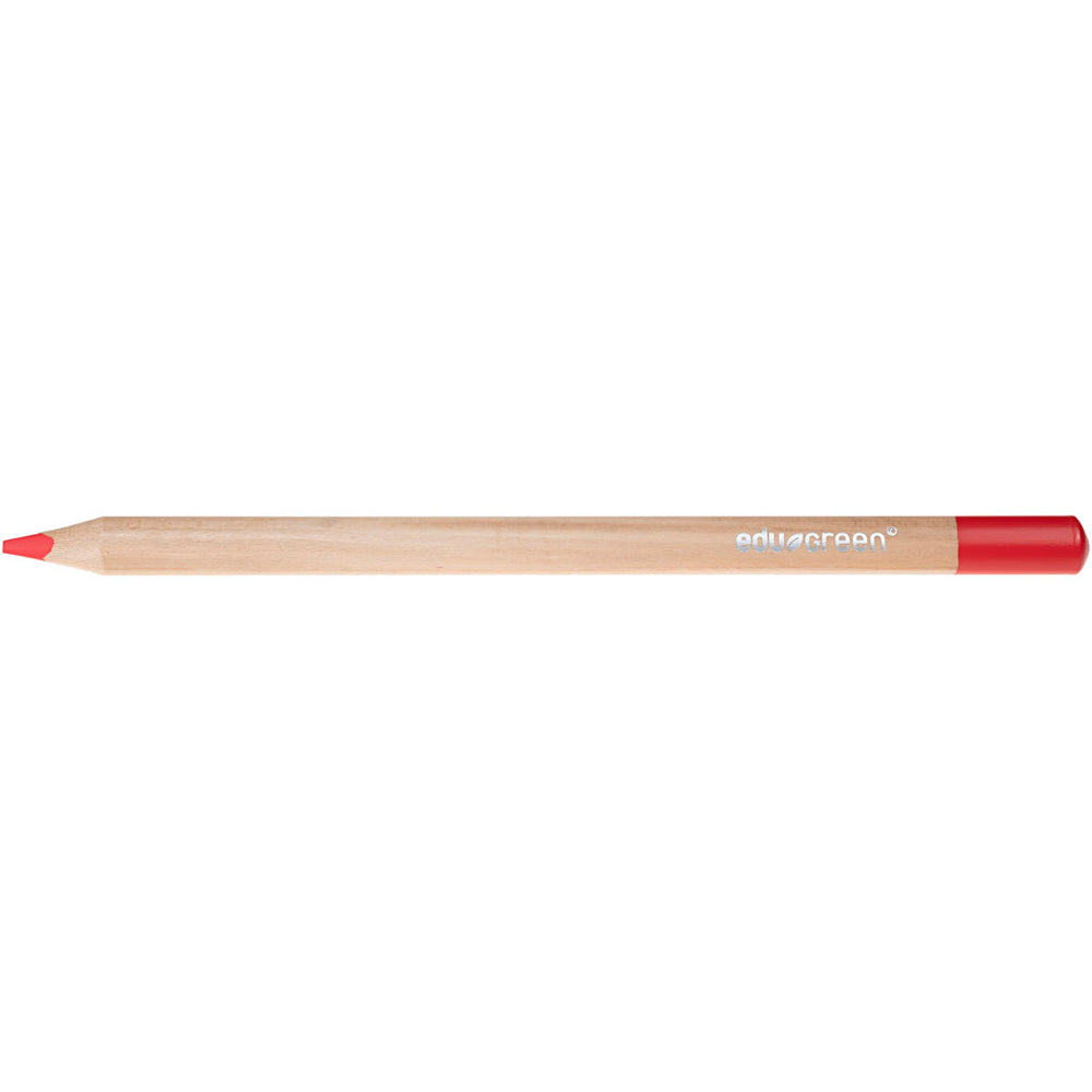 Edugreen Kraftige Farveblyanter, mine 5 mm, rød, 10 stk./ 1 pk.