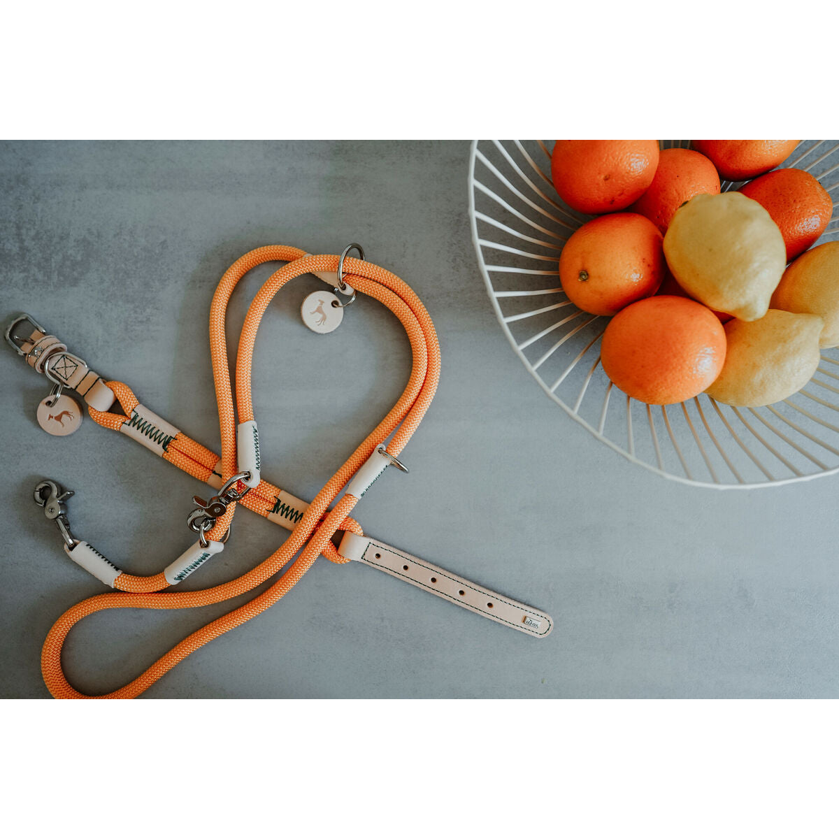 Hundehalsbånd Hunter Malia Orange 12 40-49 cm