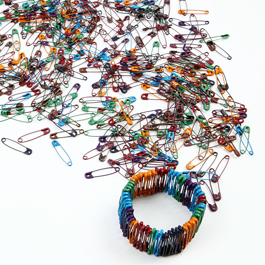 Holdbare sikkerhedsnåle 34 mm - 1000 stk. i metal