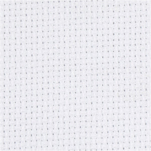 Aidastof, str. 50x50 cm, 70 tern pr. 10 cm, hvid, 1 stk.