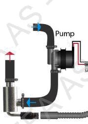Pumpemotor 12V Ø18mm kompatibel med 418933/418934 - Bosch