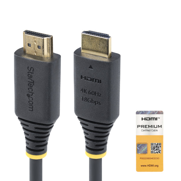 StarTech.com HDMI-kabel med Ethernet HDMI 50cm Sort