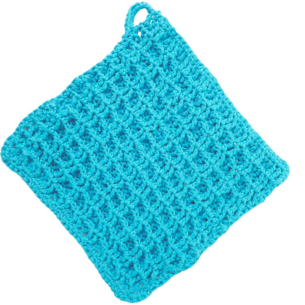 Bomuldsgarn, 8/8, L: 80-85 M, str. maxi, turkis, 50 g/ 1 ngl.