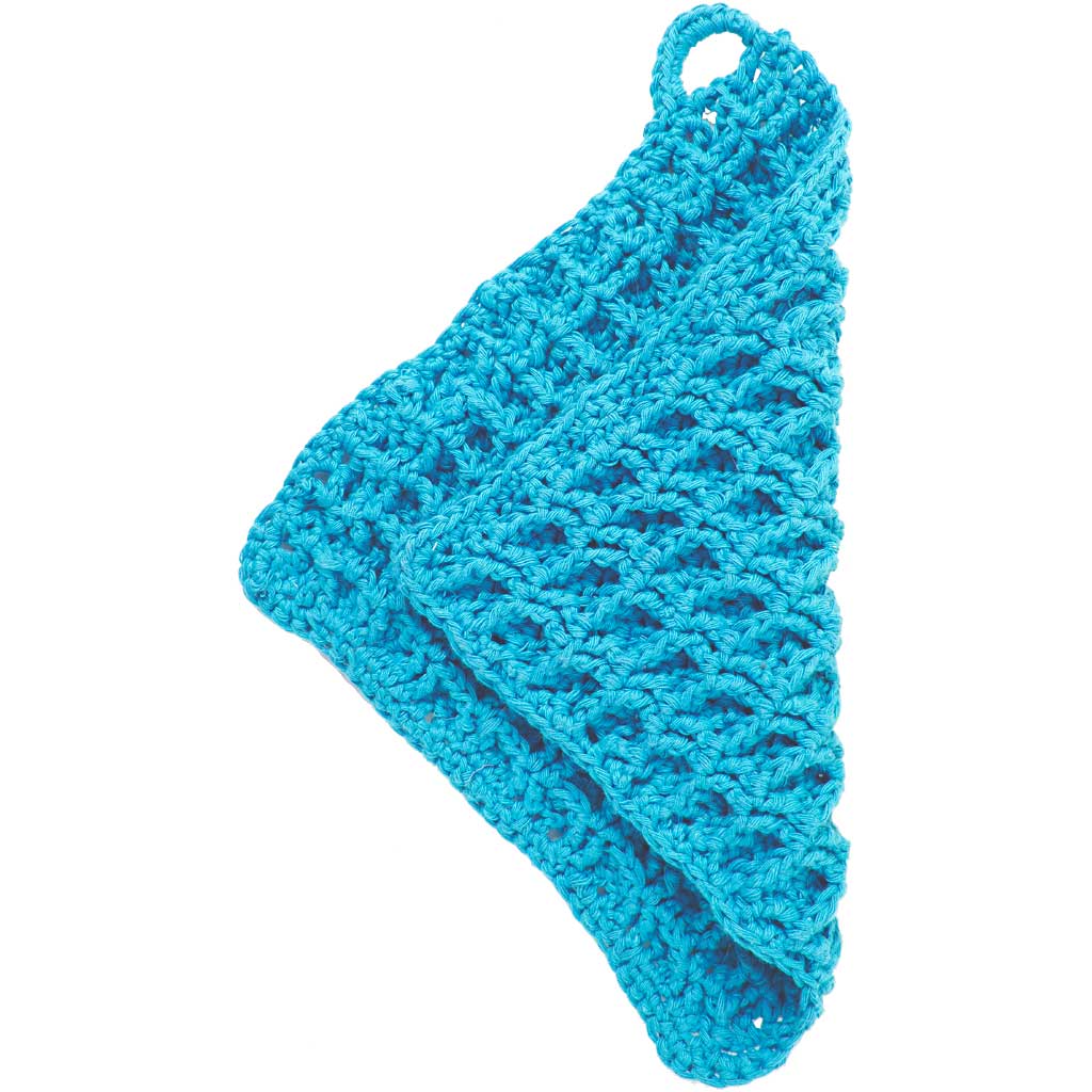 Bomuldsgarn, 8/8, L: 80-85 M, str. maxi, turkis, 50 g/ 1 ngl.