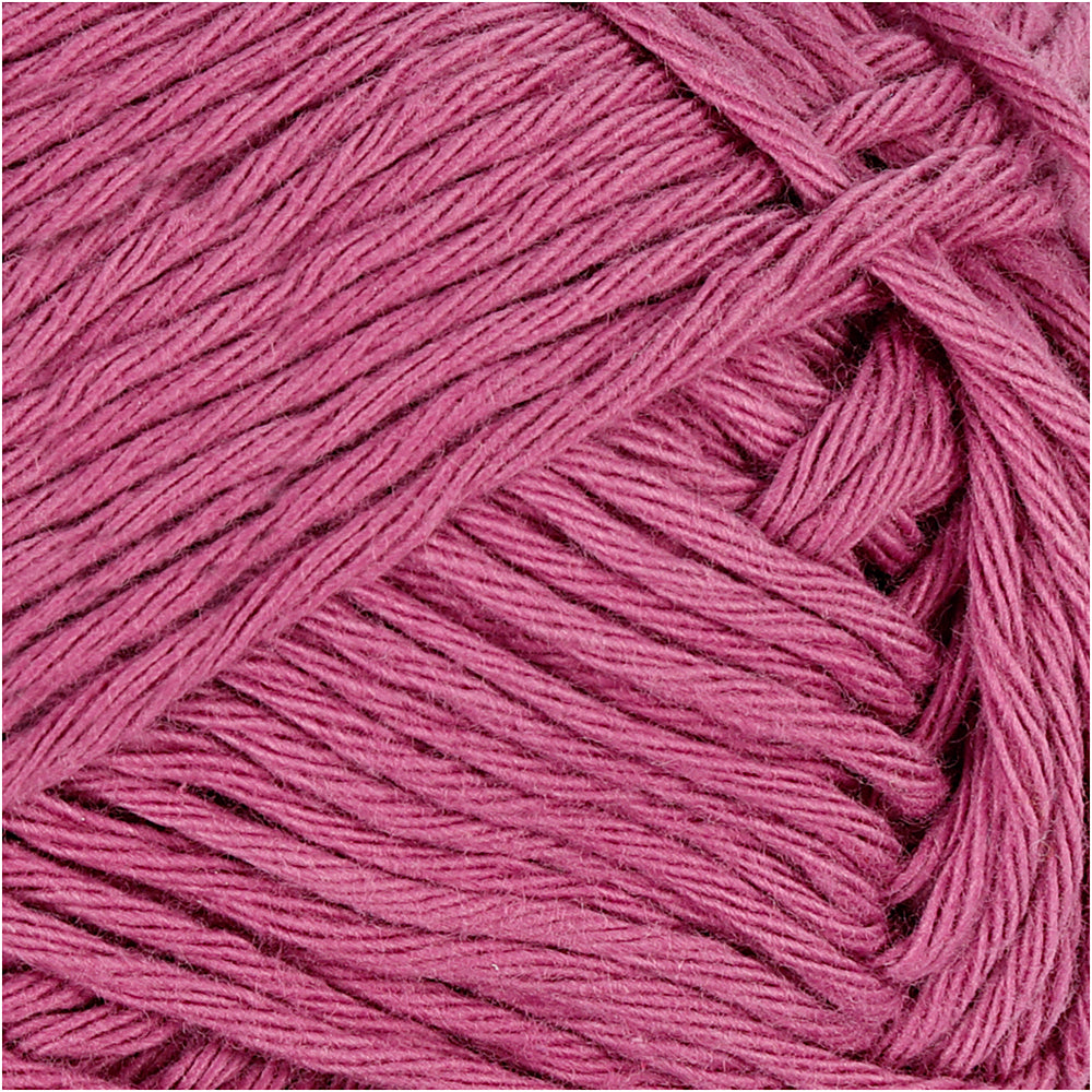 Bomuldsgarn, 8/8, L: 80-85 M, str. maxi, violet, 50 g/ 1 ngl.