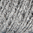 Lurex Garn, L: 160 M, sølv, 25 g/ 1 ngl.