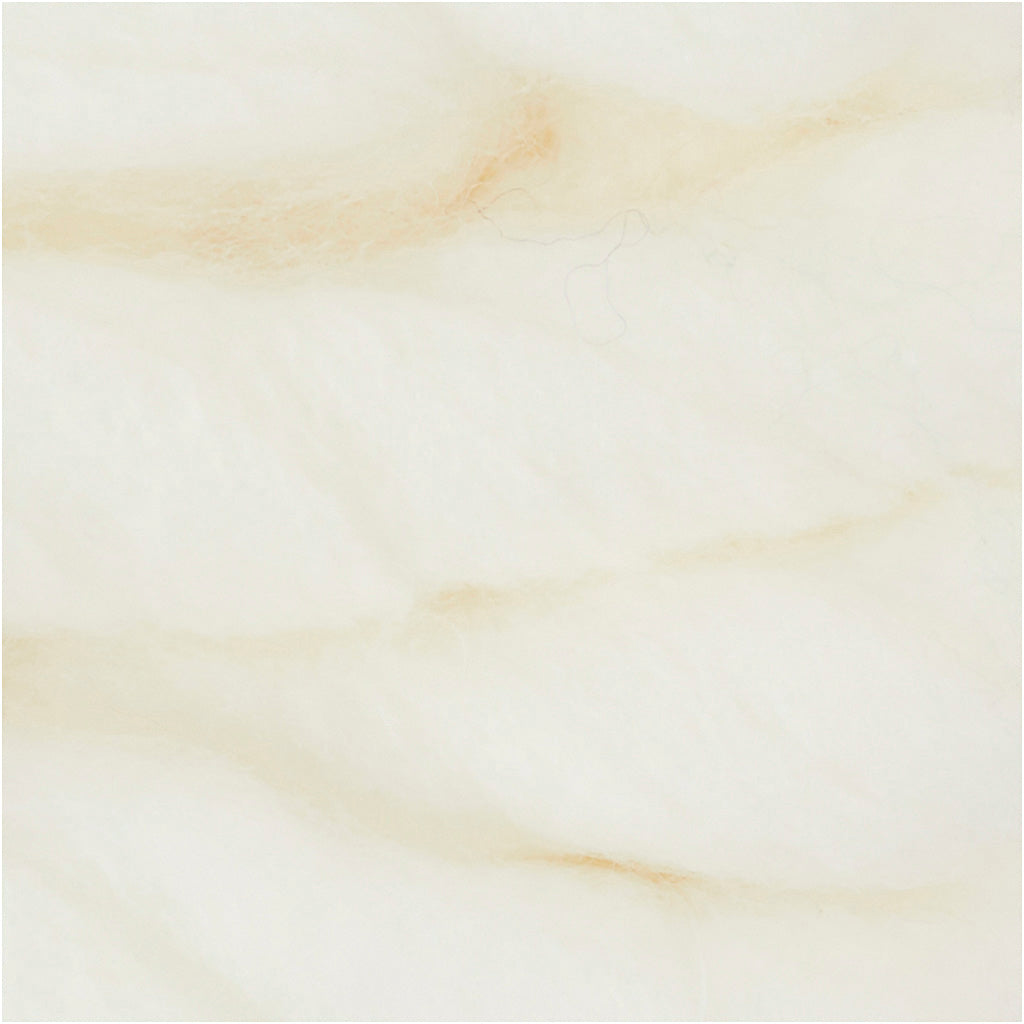 XL Kæmpegarn af Polyacryl/Uld, L: 15 M, str. mega, råhvid, 300 g/ 1 ngl.