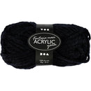 Fantasia Polyacrylgarn, L: 35 M, Maxi, sort, 50 g/ 1 ngl.