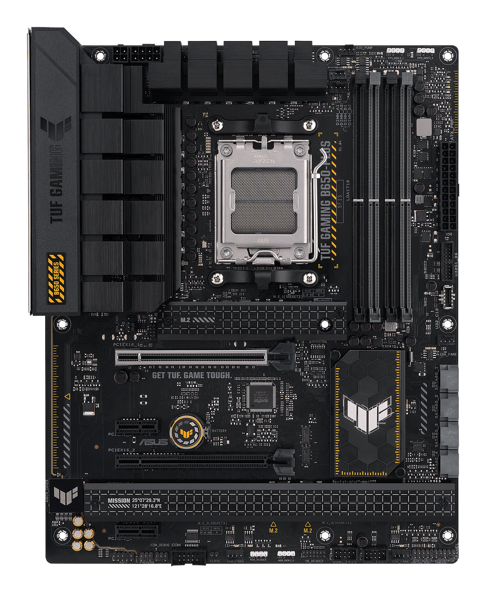 ASUS TUF GAMING B650-PLUS Bundkort - AMD B650 - AMD AM5 socket - DDR5 RAM - ATX