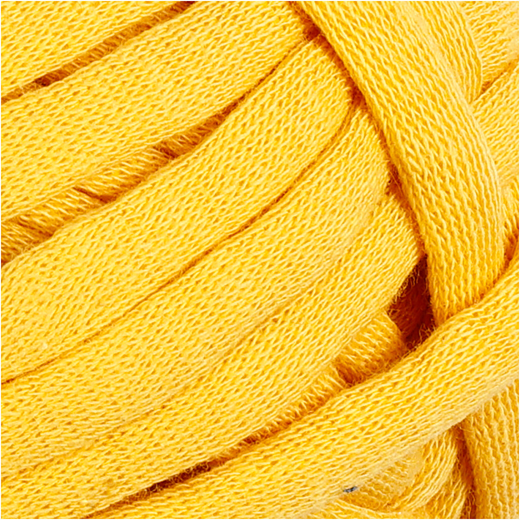 Tubegarn, L: 45 M, gul, 100 g/ 1 ngl.