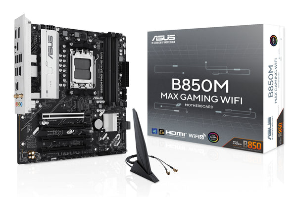 ASUS B850M MAX GAMING WIFI mATX Socket AM5 AMD B850
