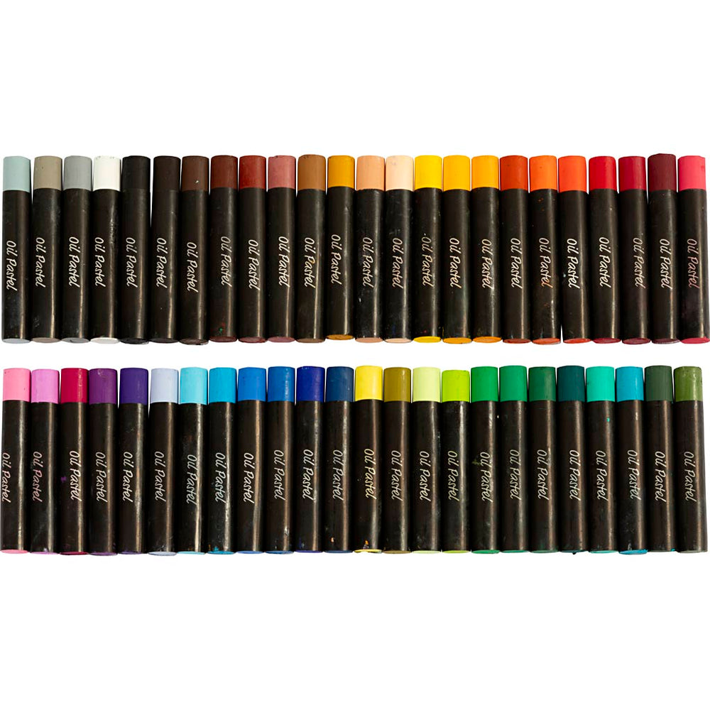 Oliepastel, L: 7 cm, tykkelse 11 mm, ass. farver, 48 stk./ 1 pk.