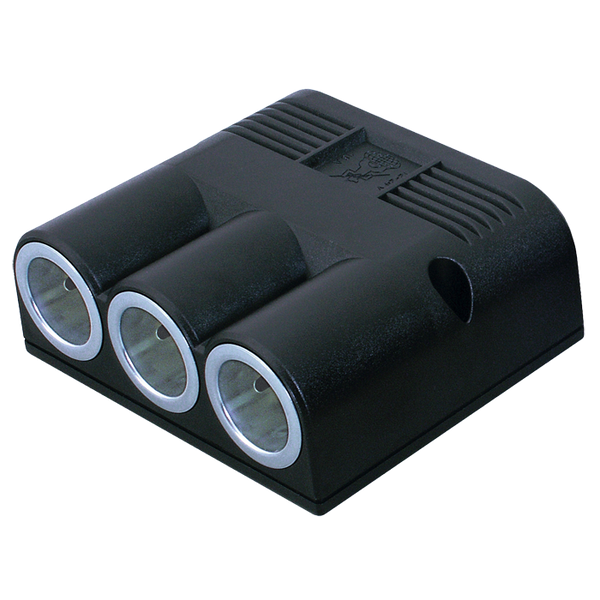 Strømudtag 3-huls til skruemontering - robust, nem installation - procar