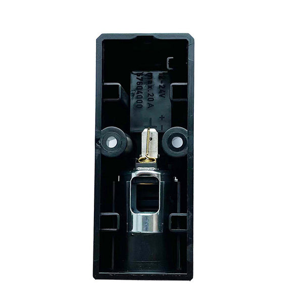 Strømudtag 12/24V 20A til skruemontage - procar