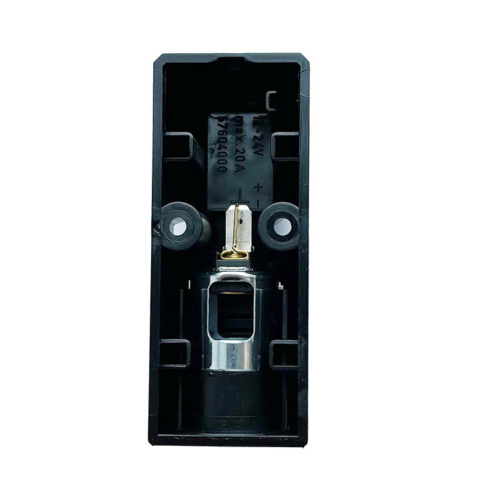 Strømudtag 12/24V 20A til skruemontage - procar