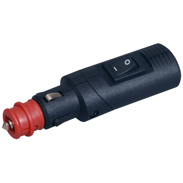 Hanstik 12/24V 8A med afbryder til bil & båd - procar