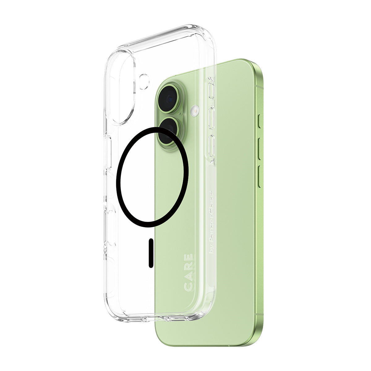 CARE by PanzerGlass Flagship Case Beskyttelsescover til iPhone 17 Transparent