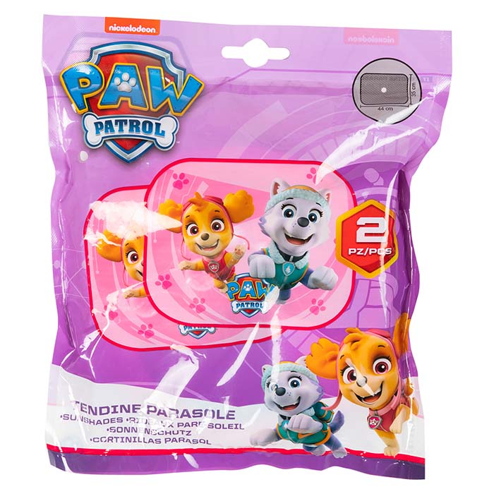 Solbeskytter til bil bagsæde Paw Patrol 2 stk 44x35 cm - Disney