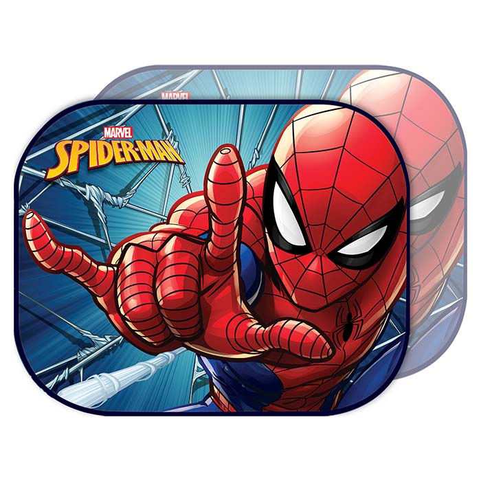 Solbeskytter Spiderman til bil 44x35 cm - 2 stk. Disney
