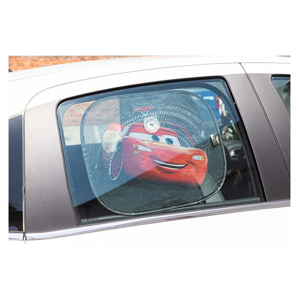 Solbeskytter Cars til bilvindue 44x35 cm 2 stk. - Disney